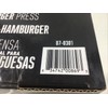 Weston Commerical Non-Stick Single Hamburger Burger Press Round Patty Maker