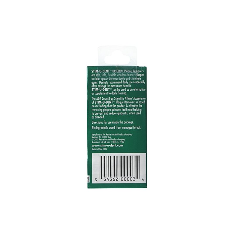 Stim-U-Dent - Eliminadores de placas de menta (100 unidades cada