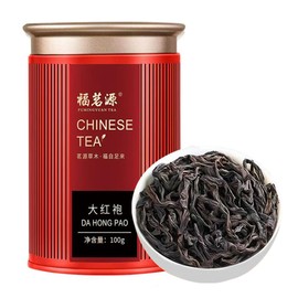 Fumyeongyuan Dahao Deep Flavor, Brown and Glossy, Thick and Full, Oolong Tea, Chinese Tea Leaves, Oolong Tea, Chinese Tea, Wuyishan Rock Tea (3.5 oz (100 g) x 1 Can)