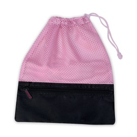 Dansbagz By Danshuz Women's Mesh Shoe Bags, Pink, OS