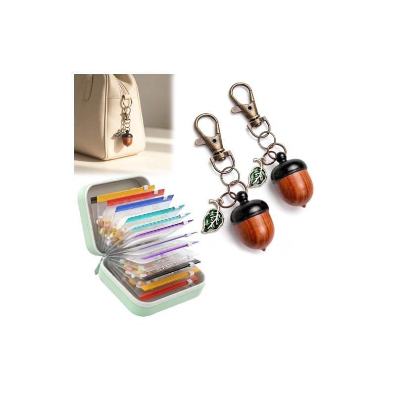 Waterproof pill bag set, small pill box for on the