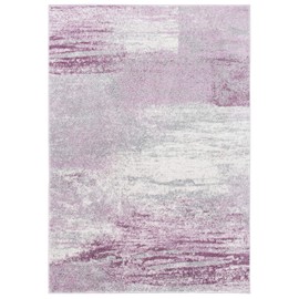 SAFAVIEH Adirondack Collection Accent Rug - 3' x 5', Grey & Purple, Modern Abstract Design, Non-Shedding & Easy Care, Ideal for High Traffic Areas in Entryway, Living Room, Bedroom (ADR112V)