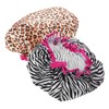Healeved 2pcs Double Layer Waterproof Shower Cap Shower Cap for