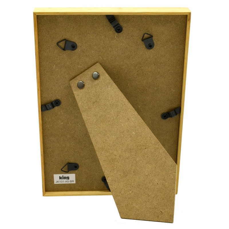 King 70200 Picture Frame JK101-A5-NT Wood Frame A5 Natural