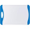 Tarrington House Chopping Board Polypropylene Thermoplastic Non-Slip Edges White/Blue (S)