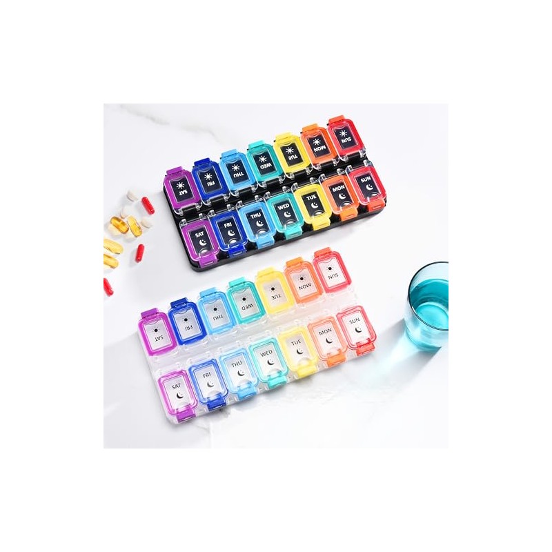 Fullicon Fullicon Moisture Proof 7 Day Pill Box Organiser -
