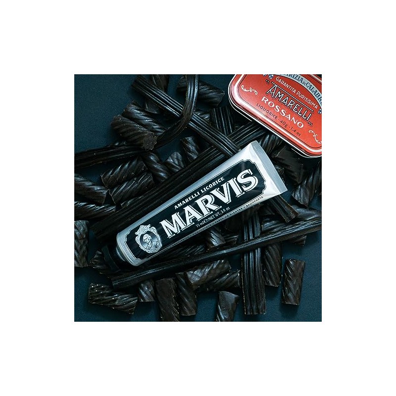 Marvis Amarelli Licorice Mint Toothpaste, 3.8 oz