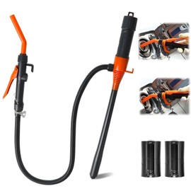 Fuel Transfer Pump, Battery-Powered 2.4GPM Siphone Hand Fuel Pump for Gas/Oil/Water, Multi-Use for Cars, Trucks, Boats, RV