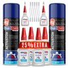 Magic Chems CA Glue with Activator (4 x 3.5 oz