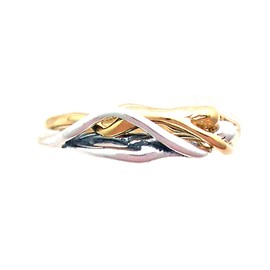 Man/Woman Embrace Puzzle Ring