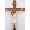 Vittoria Collection 17" Wall Crucifix Wood Cross Jesus Stone Corpus