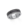 s.Oliver 20150_8 Men's Ring 8 mm Carbon Stainless Steel Size