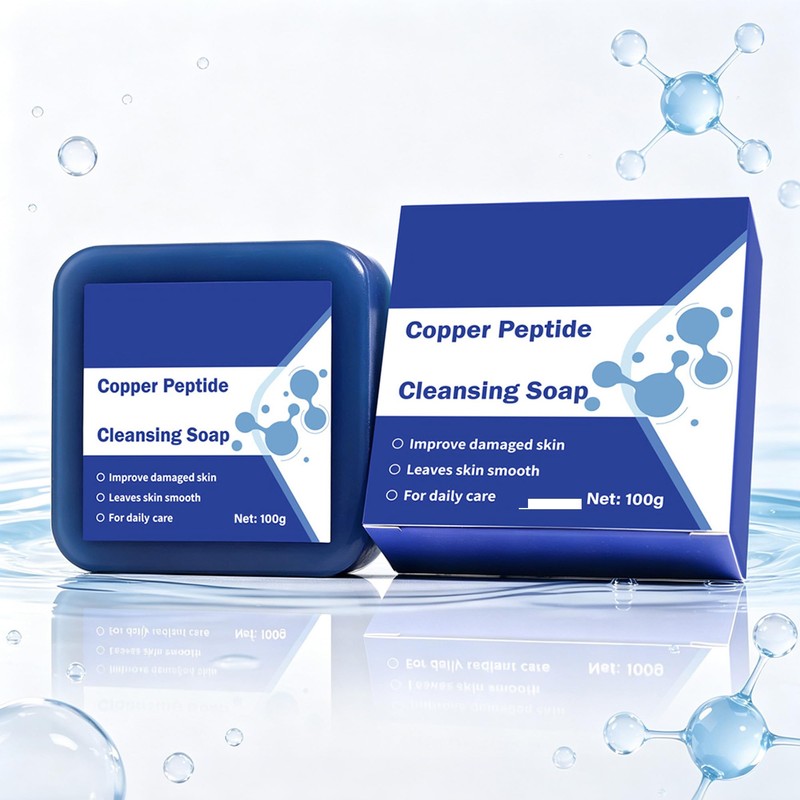 Copper Peptide Cleansing Soap – Moisturizing Bar for Smooth Skin
