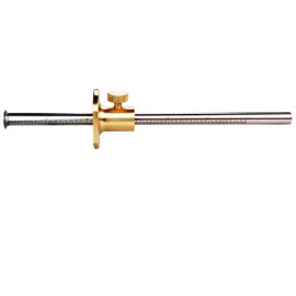 Wheel Marking Gauge Kit with 2 Extra Cutter Wheels and Screws, Small Anti Roll Brass Head, Metric Micro Adjuster Ruler, Woodworking Tools Scriber for Woodworking