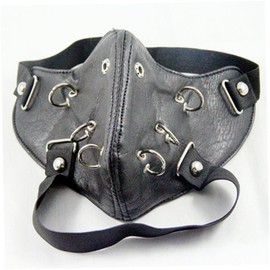 LIFKOME Pu Traction Mask for Motorcycle Helmet Gothic Rivet Design Cosplay Accessory