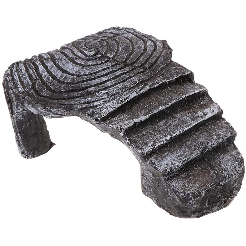Flessngow Reptile Platform Turtle Basking Aquarium Decoration Aquatic Staircase Amphibian