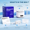 Ultrasonic Jewelry Cleaner Digital Timer, Retainer Cleaner Machine for Mouth