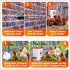 Tgeyd Chicken Waterer 5 Gallon, with 6 Enlarge Automatic Water