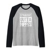 Funny Straight Outta Nippes Cologne Köln Kölle Raglan Baseball Tee