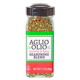 Trader J's Aglio Olio Garlicky & Spicy Seasoning Blend 1.7 oz (48g) - Pack of 1