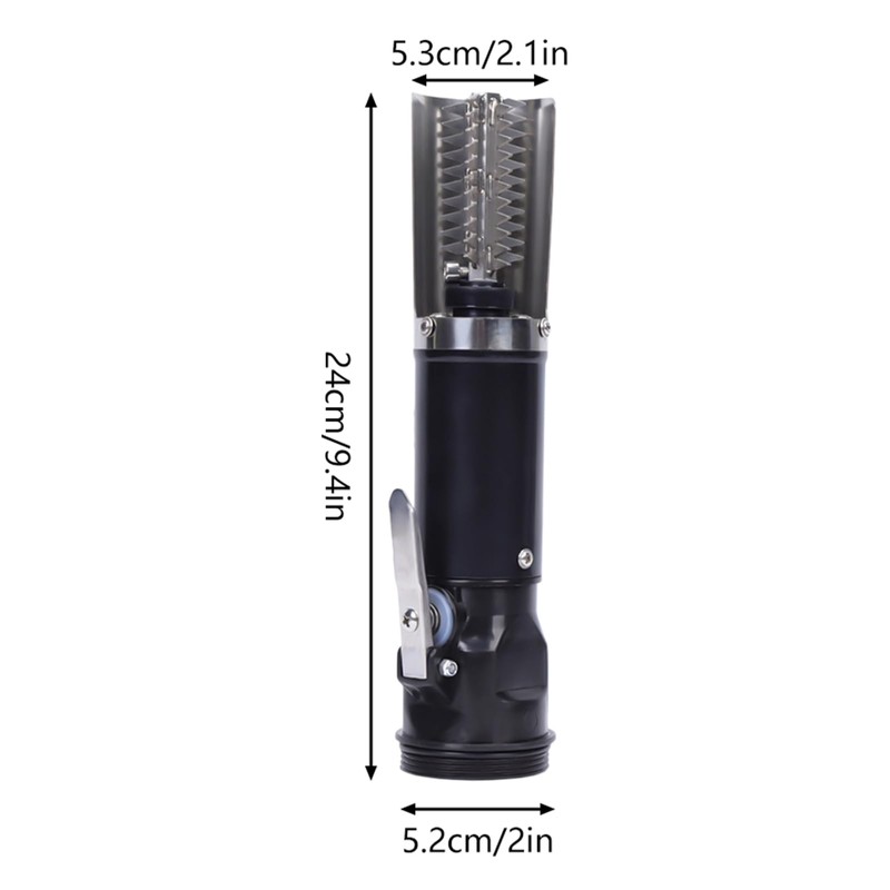 Electric Fish Scale Remover, Water-Proof Fish Scales-Cleaning Brush Stainless Steel
