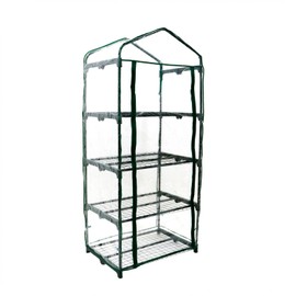 Oypla Replacement Spare PVC Cover for 4 Tier Mini Growhouse Garden Greenhouse