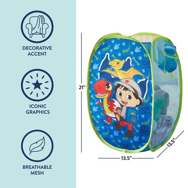 Idea Nuova Ryans World Pop Up Laundry Storage Hamper with