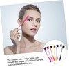 NOLITOY Makeup Brushes Set Double Sided Eyebrow Lash Edge Brush