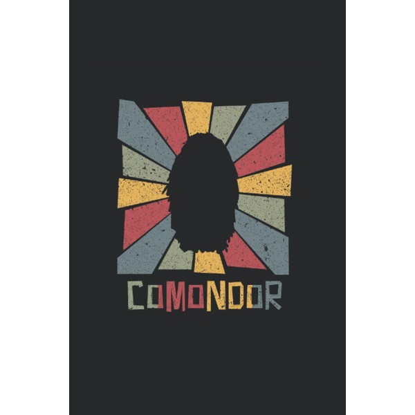 Comondor: Ruled Notebook cane Diario Idea regalo Komondor
