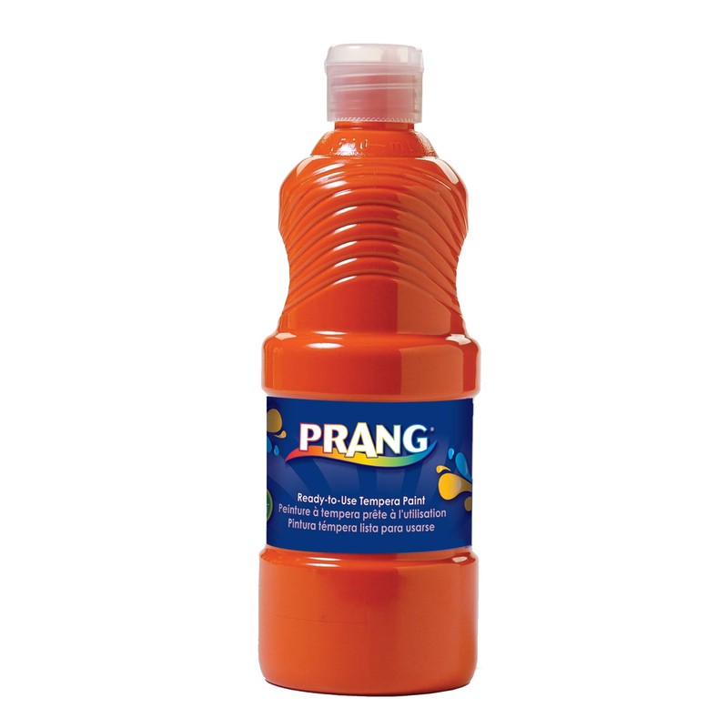 Prang Ready-to-Use Liquid Tempera Paint, 16-Ounce Bottle, Orange