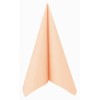 50 Apartina Napkins Fabric-Like Airlaid, Plain, Bleached Apricot, Size 40