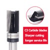 Pattern Flush Trim Router Bit 1/2 Inch Shank, 3/4" Cut
