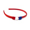Red White and Blue Flower Headband Union Jack Theme Hair