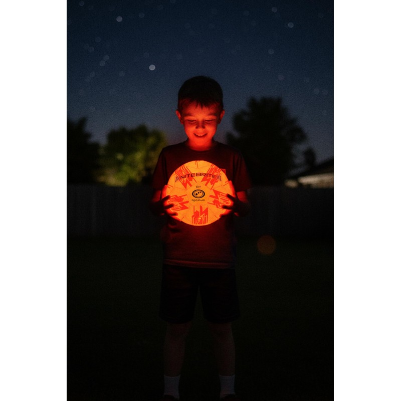 Optimum LED Light Up Football Size 5, Motion Activated for