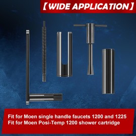 YMT 999150 Shower Cartridge Extractor Tool Cartridge Puller & Removal Tool For Moen 1200, 1222, 1225 Series Posi-Temp Cartridges