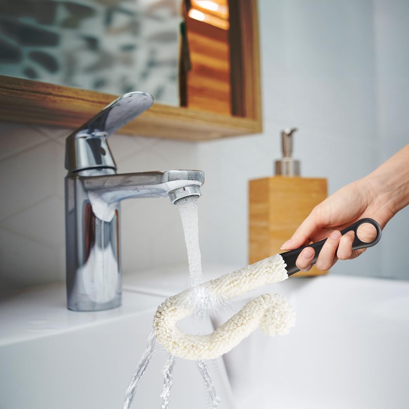 HIC Kitchen Bar Soft Foam Decanter Brush - Non-Scratch Foam