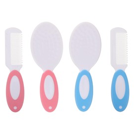 BESTonZON 1Set Baby Hair Brush: Newborns and Toddlers Soft Bristles Brush and Comb Set Baby Registry Present Gentle Hair Care for Infant Toddler Bathing Grooming