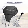 Hutexico Detachable Touring Rider Backrest, Adjustable Comfortable Driver Backrest Quick