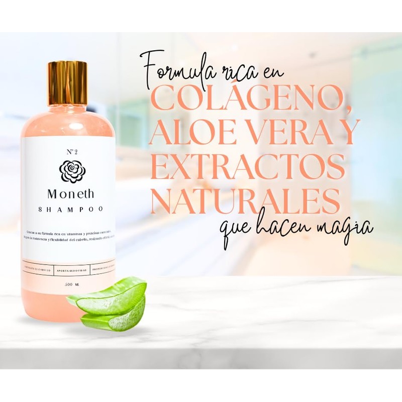 Moneth | Shampoo | Crecimiento Acelerado | Vitaminas para tu