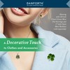 DANFORTH – Green Four Leaf Clover Lapel Pin, Shamrock Pin,