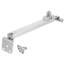 uxcell 1Pcs 13 Inches Window Hinges, Stainless Steel Casement Window Stays, Adjustable Friction Stay Hinges Window Brace with Screw, Silver