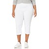 Briggs New York Womens Plus-Size Pull On Capri Pocket Casual