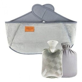 Insulating water bag, waistband, belt, heating, hand heating, hot water bag, compress pack, abdomen shoulder gray