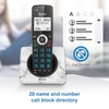 AT&T GL2101-1M DECT 6.0 Cordless Home Phone with Call Block,