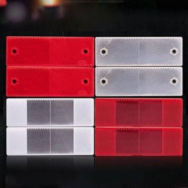 4 Types of Reflectors for Cargo Vehicles Safety Equipment Reflector Accident Door Opening Panel Rear View Warning / 화물 차량용 반사판 리플렉터4종 안전 안전용품 리플렉터 사고 문열림 도어오픈 판 후방주의