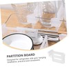 FELTECHELECTR 8pcs Refrigerator Dividers Transparent Drawer Separator for Side Door
