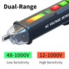 ZOYI AC Voltage Tester Pen, 12V- 48V/1000V Dual Range Non