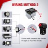 Nilight Motorcycle Handlebar Switch Plug and Play 12V ATV Light