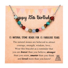 Leyung 15 Year Old Girl Birthday Gifts Ideas, Happy 15th Birthday Gifts for Teen Girls, Bracelet Jewelry for Girls Age 15 Daughter Granddaughter Niece