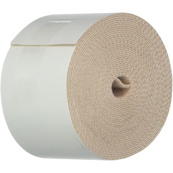 Rolyan - 72851 Moleskin Strips and Rolls, 2" x 5 Yards, Splint, Brace, and Support Padding Strips for Skin Protection, Soft, Friction Reducing Padding Material, Paper Backed, Self-Adhesive Fabric
